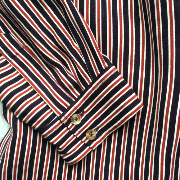Anthro Maeve Adelaide Striped Poplin Shirt - Picture 8 of 8